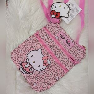 Sanrio Hello Kitty Animal Print Crossbody Bag New With Tags